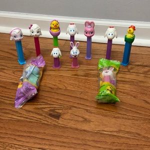 Easter Pez set. 11 pieces